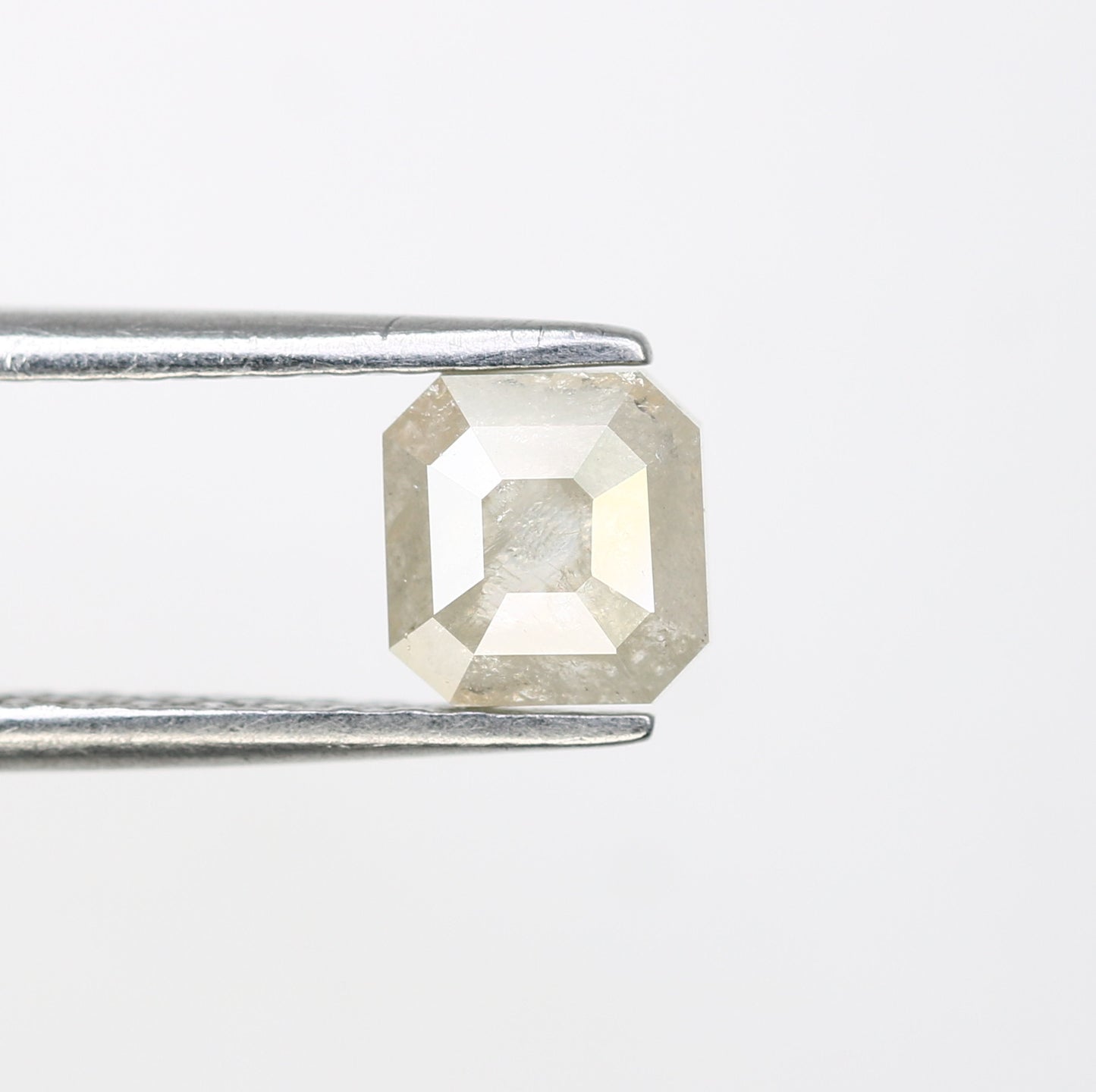 0.98 CT Loose Grey Emerald Cut Diamond For Engagement Ring - JayKrishna Diamond