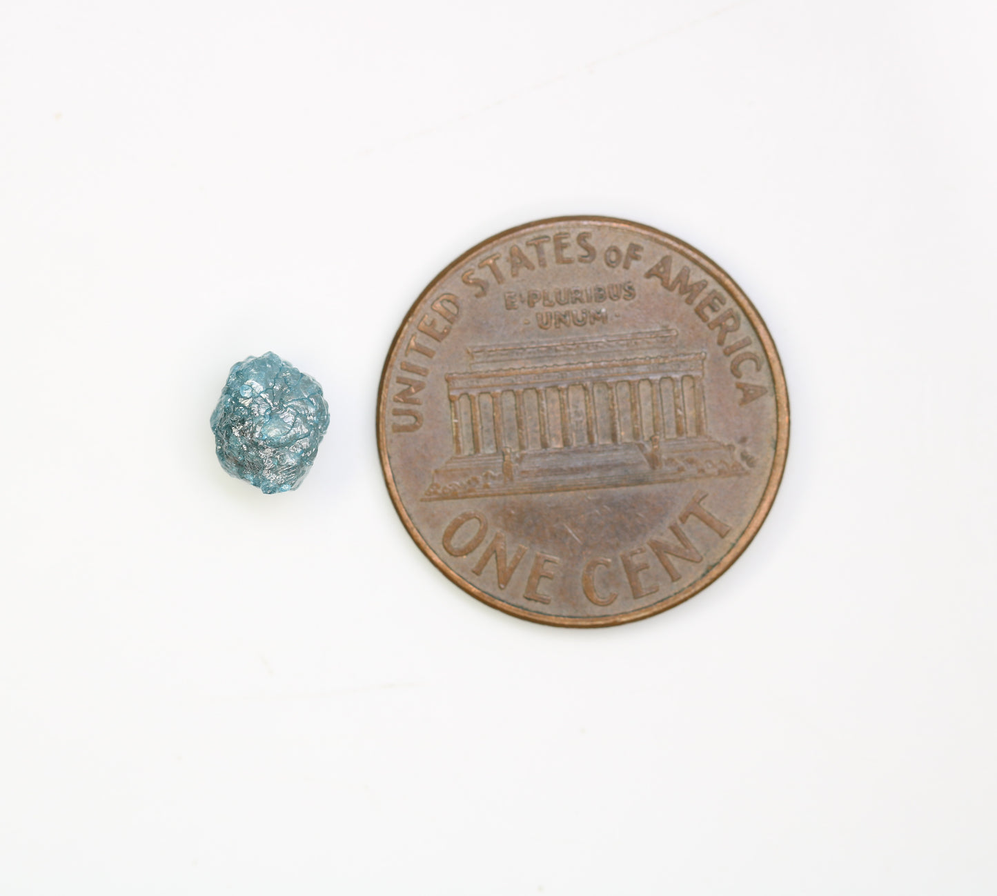 1.32 CT Raw Rough Blue Irregular Cut Diamond For Engagement Ring - JayKrishna Diamond
