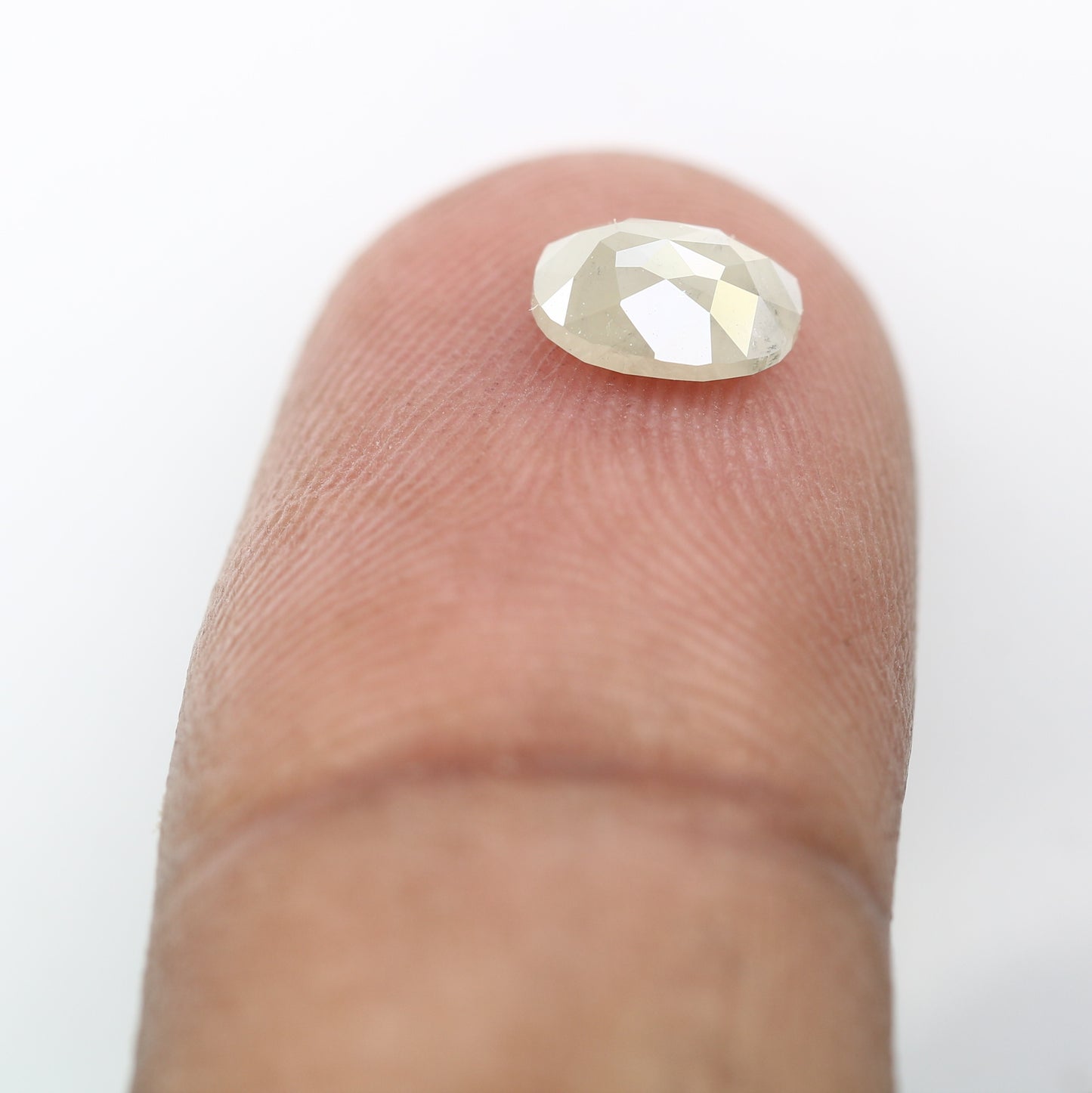 0.83 CT Oval Shape Grey Natural Diamond For Engagement Ring - JayKrishna Diamond
