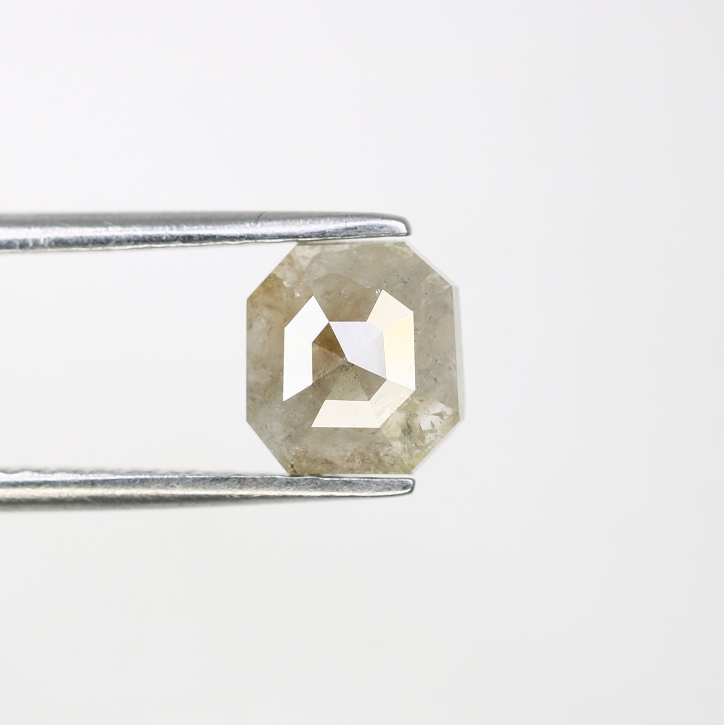 1.06 CT Grey Emerald Cut Natural Diamond For Engagement Ring - JayKrishna Diamond
