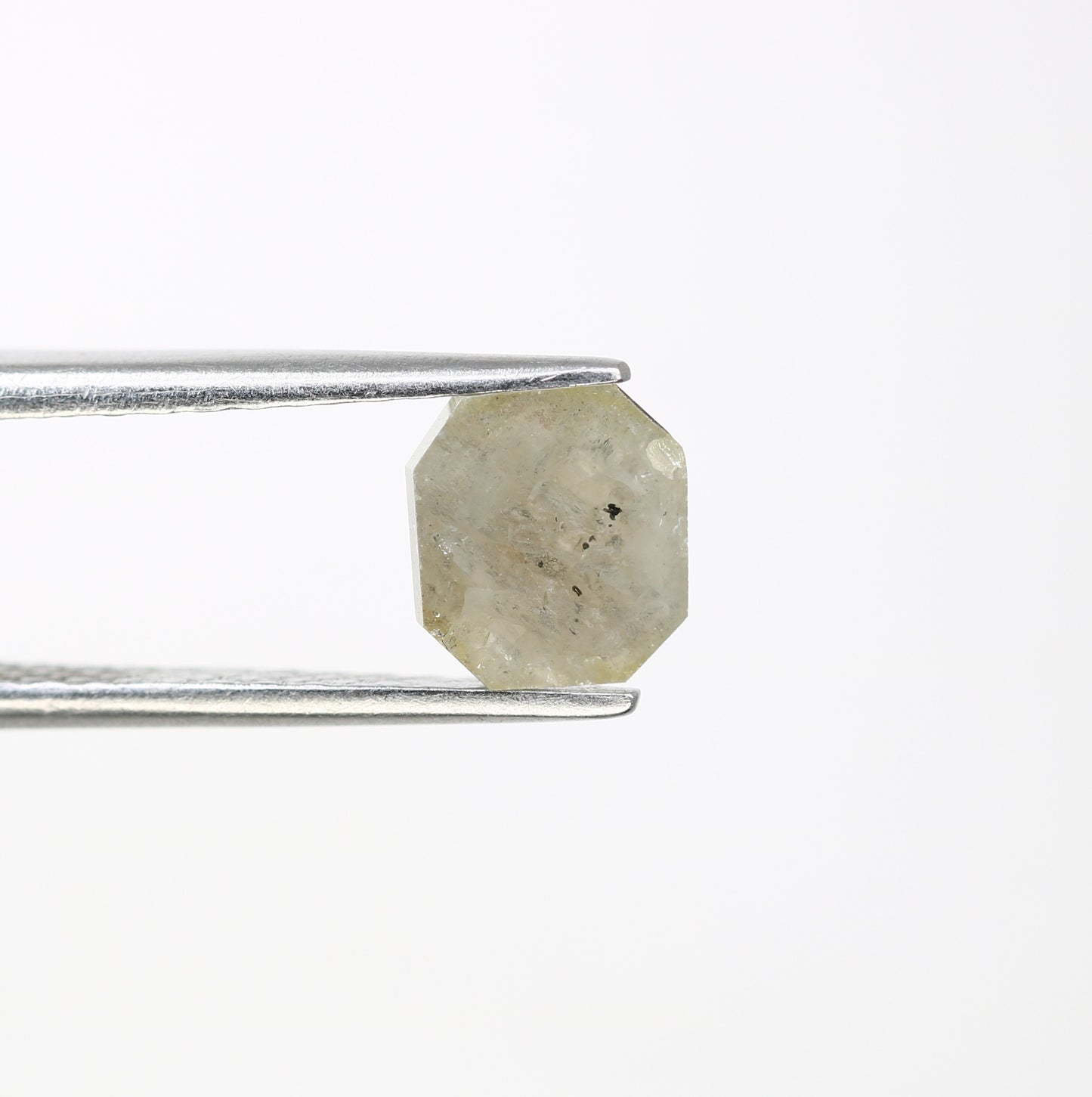1.06 CT Grey Emerald Cut Natural Diamond For Engagement Ring - JayKrishna Diamond