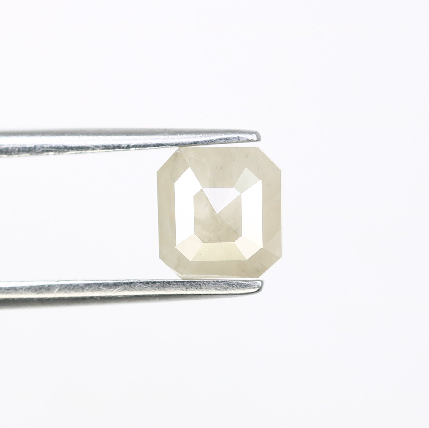 0.85 CT Emerald Cut Natural Grey Diamond For Engagement Ring - JayKrishna Diamond