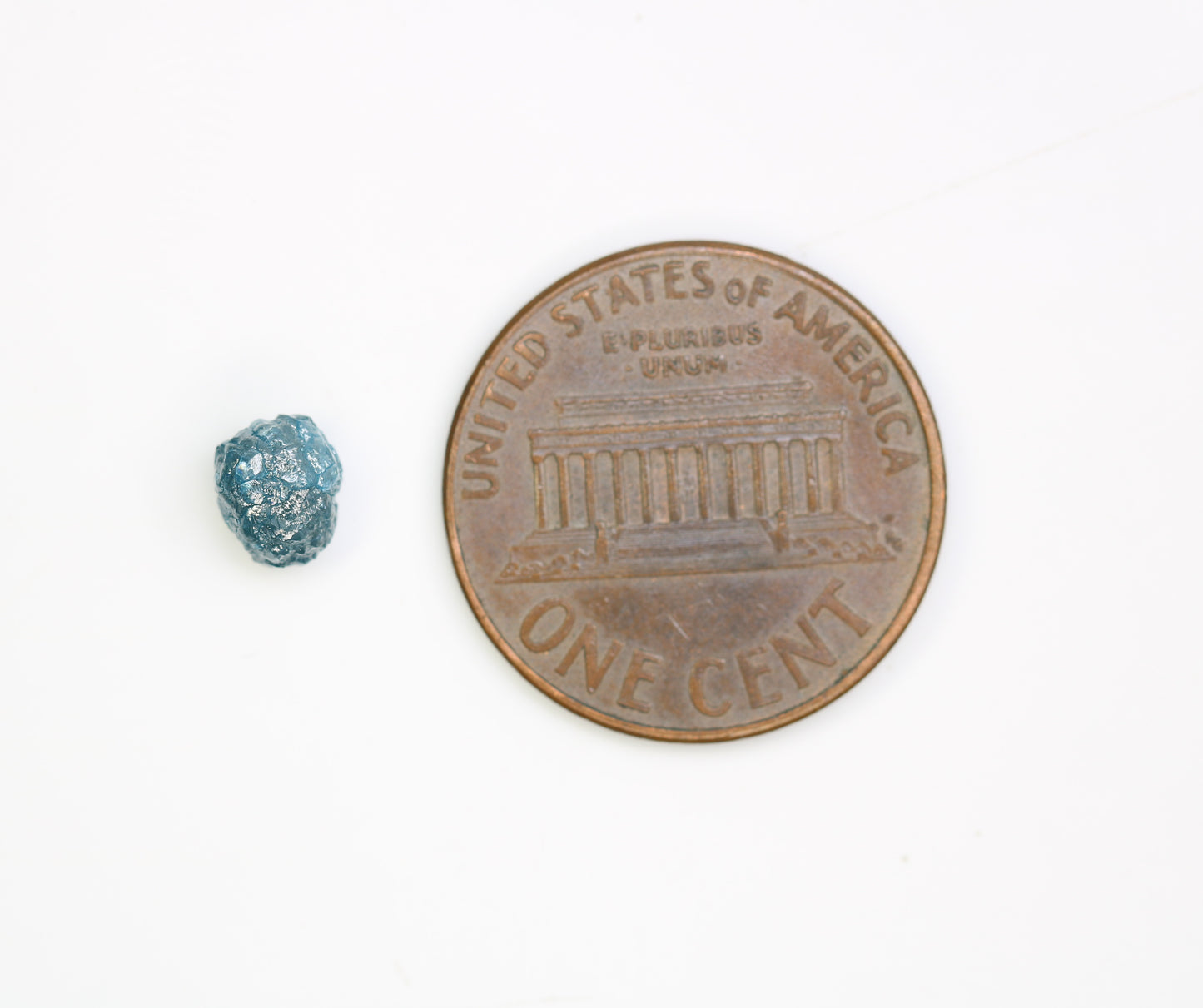 1.09 CT Uncut Rough Blue Diamond For Engagement Ring - JayKrishna Diamond
