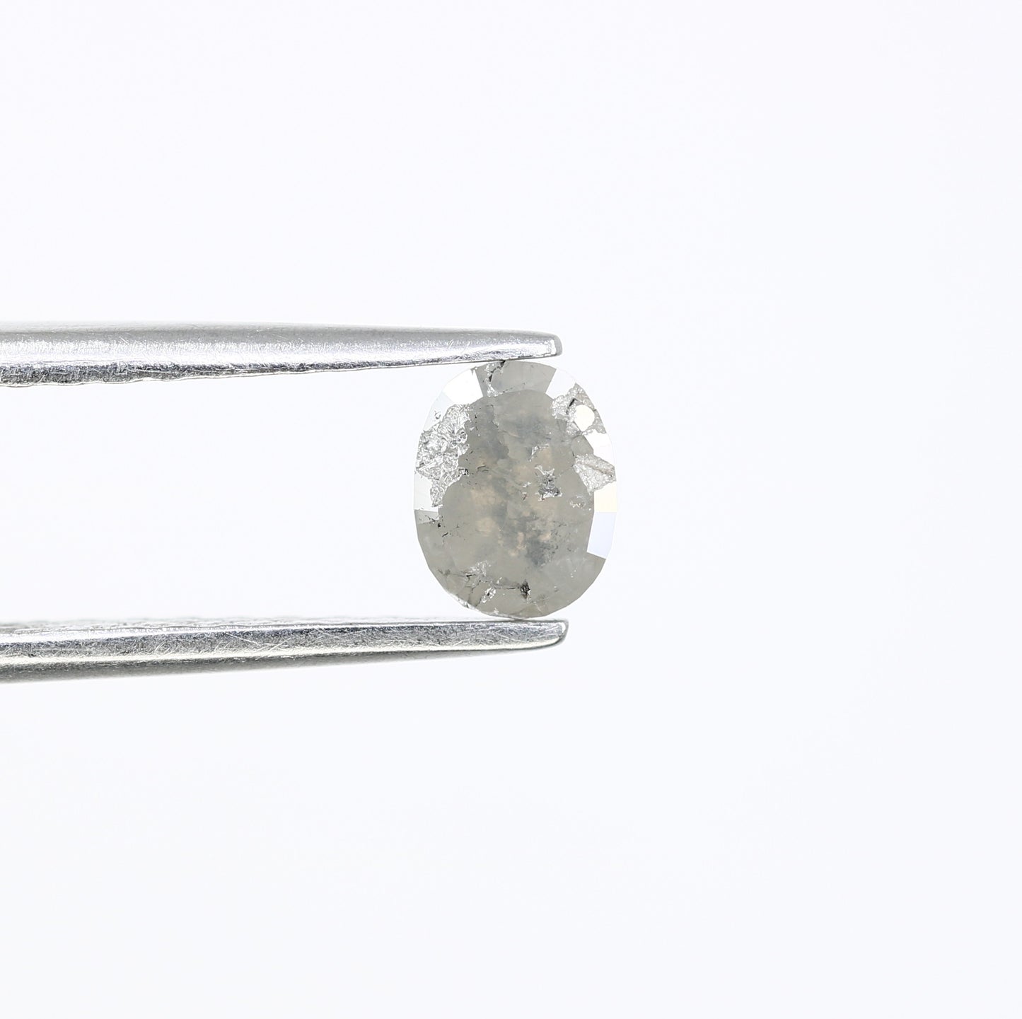 0.62 CT Oval Cut Grey Natural Diamond for a Timeless Engagement Ring: Distinctive Gemstone Jewelry Selection - JayKrishna Diamond