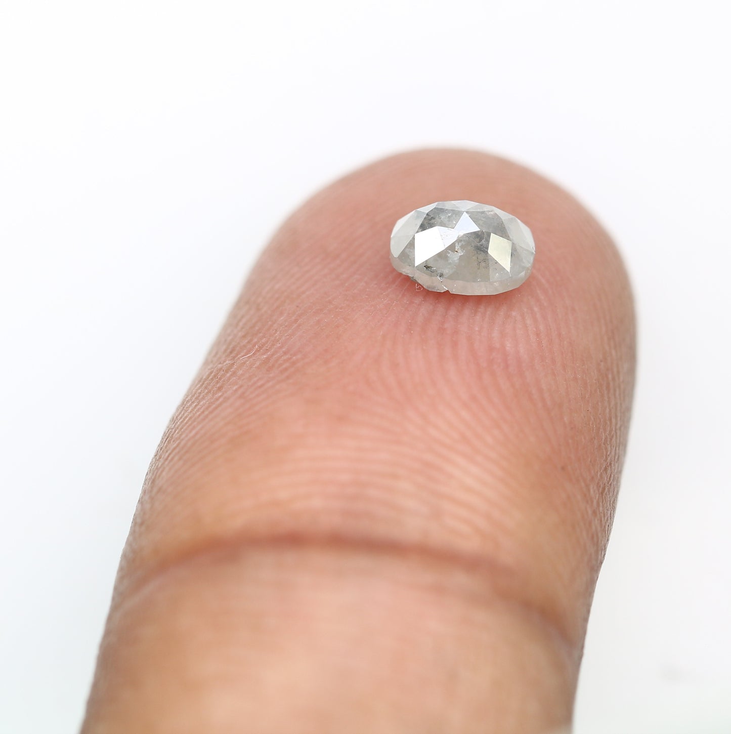 0.62 CT Oval Cut Grey Natural Diamond for a Timeless Engagement Ring: Distinctive Gemstone Jewelry Selection - JayKrishna Diamond