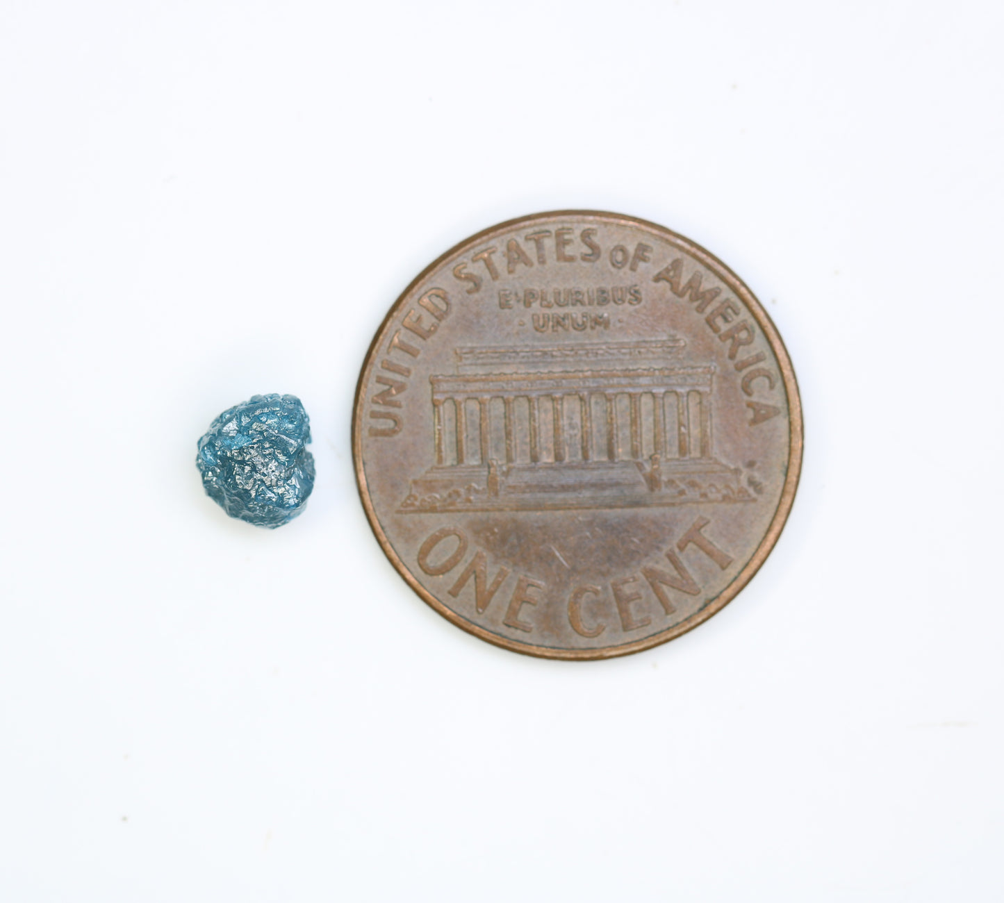 0.98 CT Rough Uncut Blue Diamond For Engagement Ring - JayKrishna Diamond