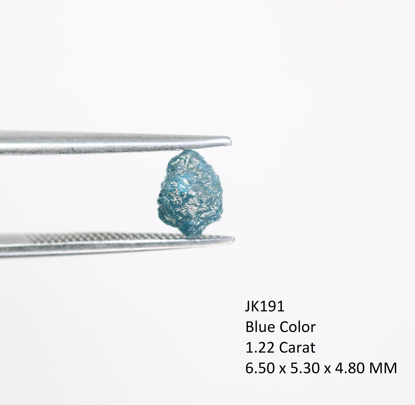 1.22 CT Rough Raw Uncut Blue Diamond For Engagement Ring - JayKrishna Diamond
