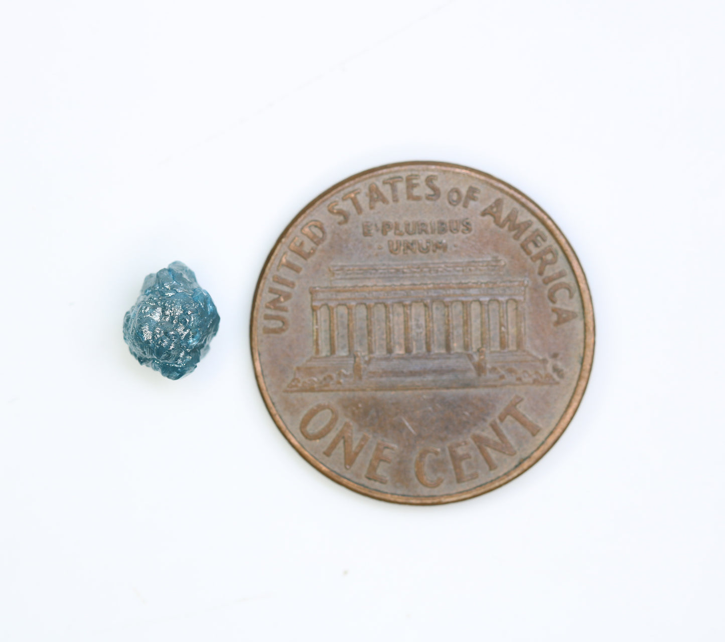 1.22 CT Rough Raw Uncut Blue Diamond For Engagement Ring - JayKrishna Diamond