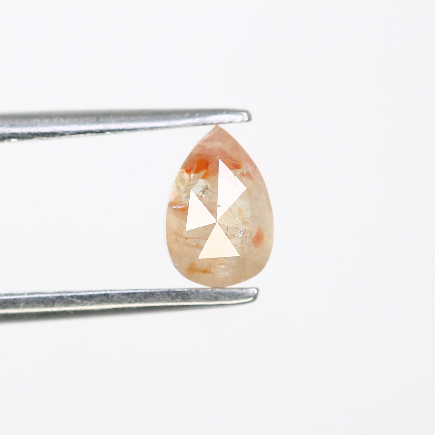 0.60 CT Natural Peach Pear Cut Diamond for a Stunning Engagement Ring: Unique Gemstone Jewelry - JayKrishna Diamond
