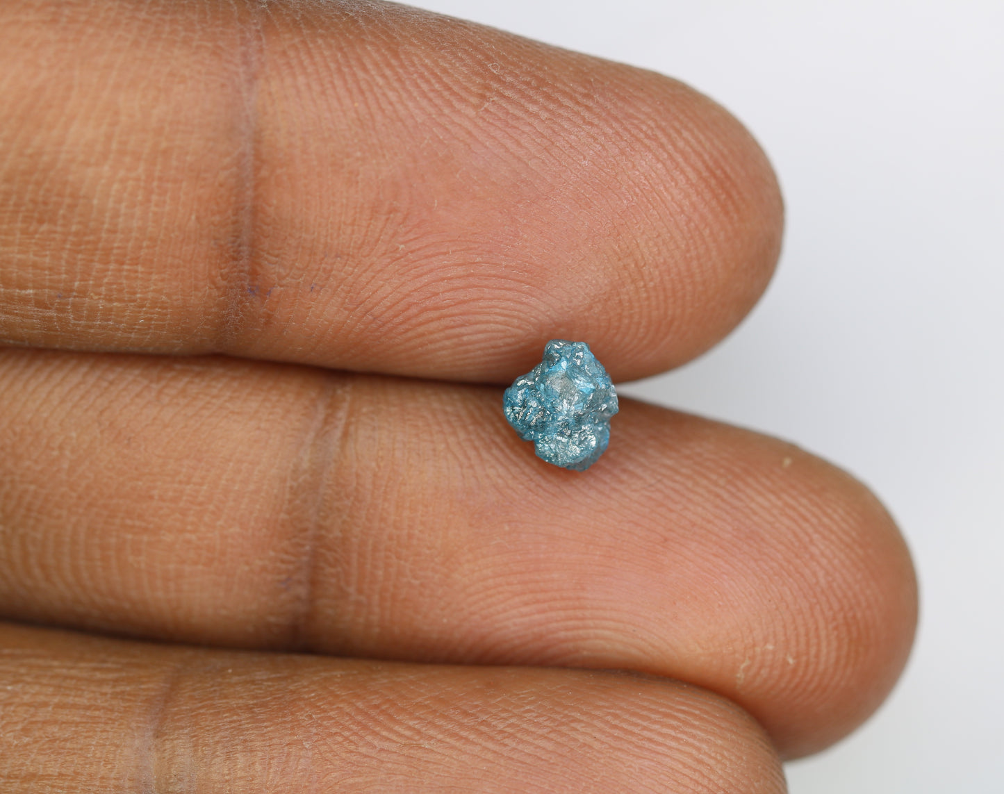 1.12 CT Blue Rough Raw Uncut Diamond For Engagement Ring - JayKrishna Diamond