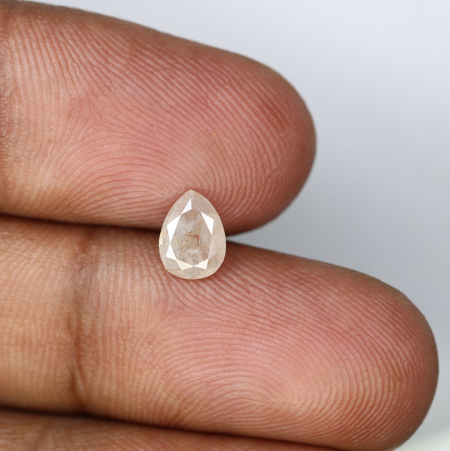 0.87 CT Natural Pear Shape White Diamond For Engagement Ring - JayKrishna Diamond