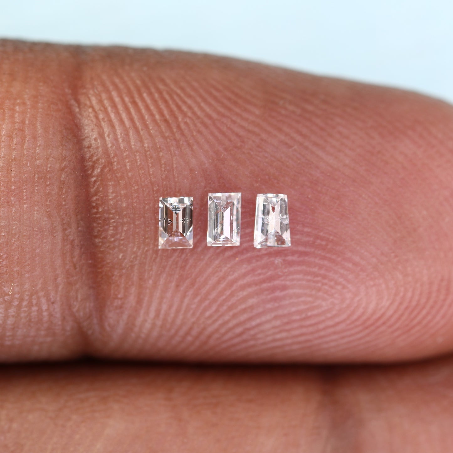 0.22 CT Salt and Pepper Baguette Shape Diamond – Perfect for Engagement Rings - JayKrishna Diamond