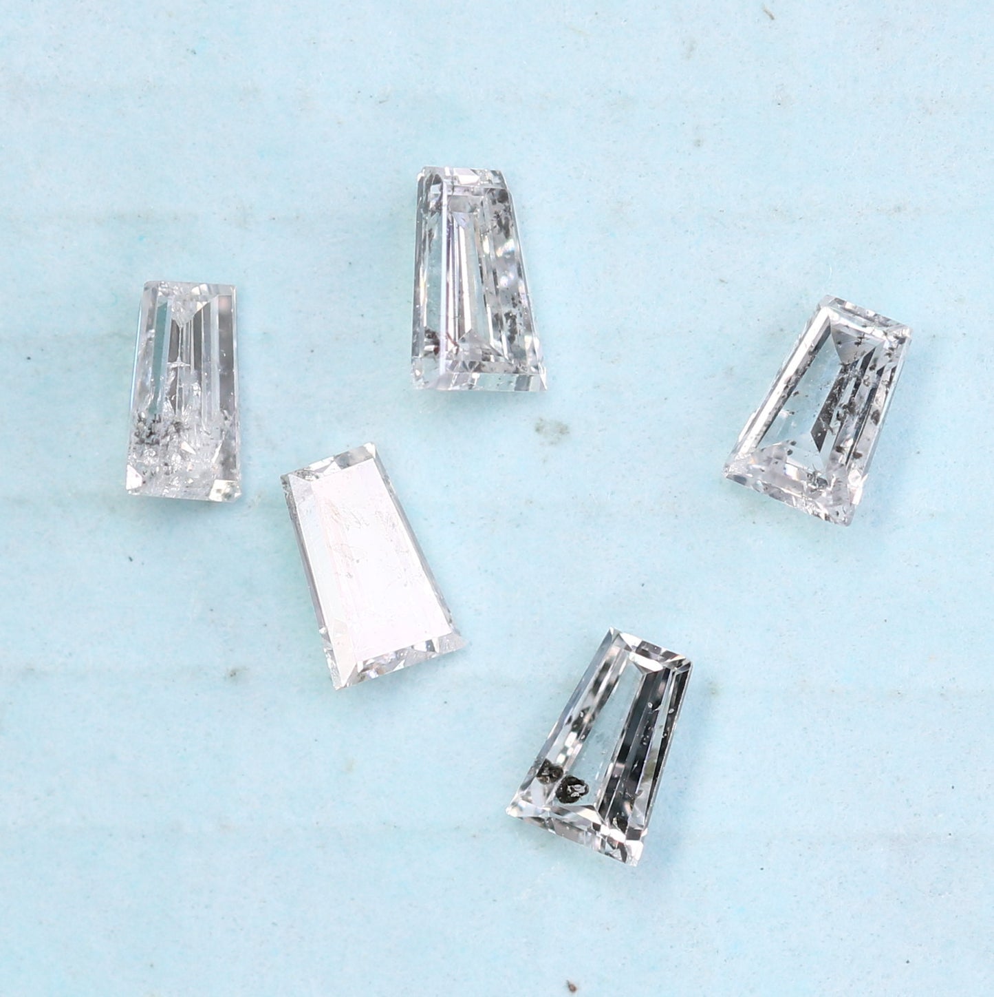 0.25 CT Baguette Cut Salt and Pepper Diamond – Perfect for Engagement Rings | Unique Salt and Pepper Diamond Jewelry - JayKrishna Diamond