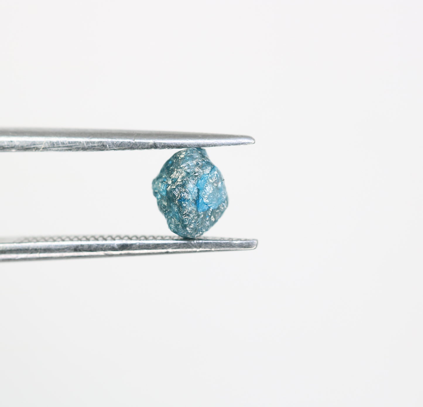 0.97 CT Irregular Cut Rough Raw Blue Diamond For Engagement Ring - JayKrishna Diamond