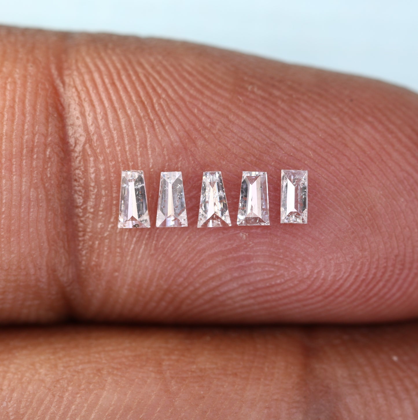 0.29 CT Baguette Shape Salt and Pepper Diamond – Perfect for Engagement Rings | Unique Salt and Pepper Baguette Diamond Jewelry - JayKrishna Diamond