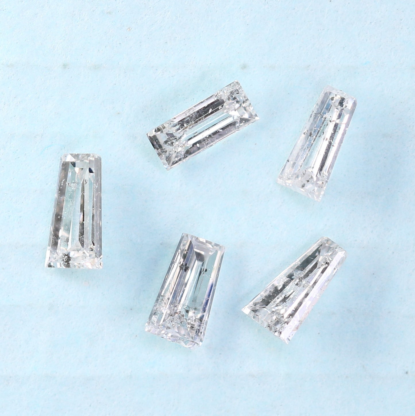0.29 CT Baguette Shape Salt and Pepper Diamond – Perfect for Engagement Rings | Unique Salt and Pepper Baguette Diamond Jewelry - JayKrishna Diamond