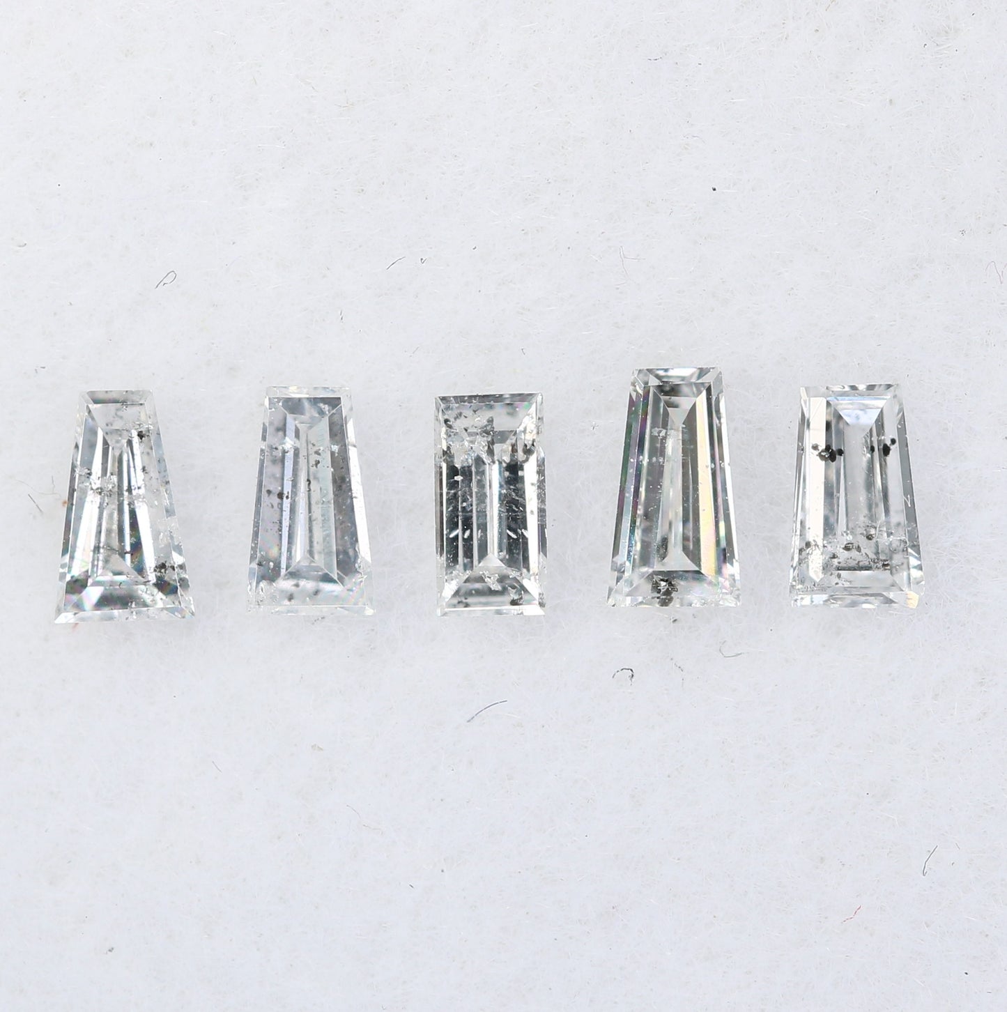 0.29 CT Baguette Shape Salt and Pepper Diamond – Perfect for Engagement Rings | Unique Salt and Pepper Baguette Diamond Jewelry - JayKrishna Diamond