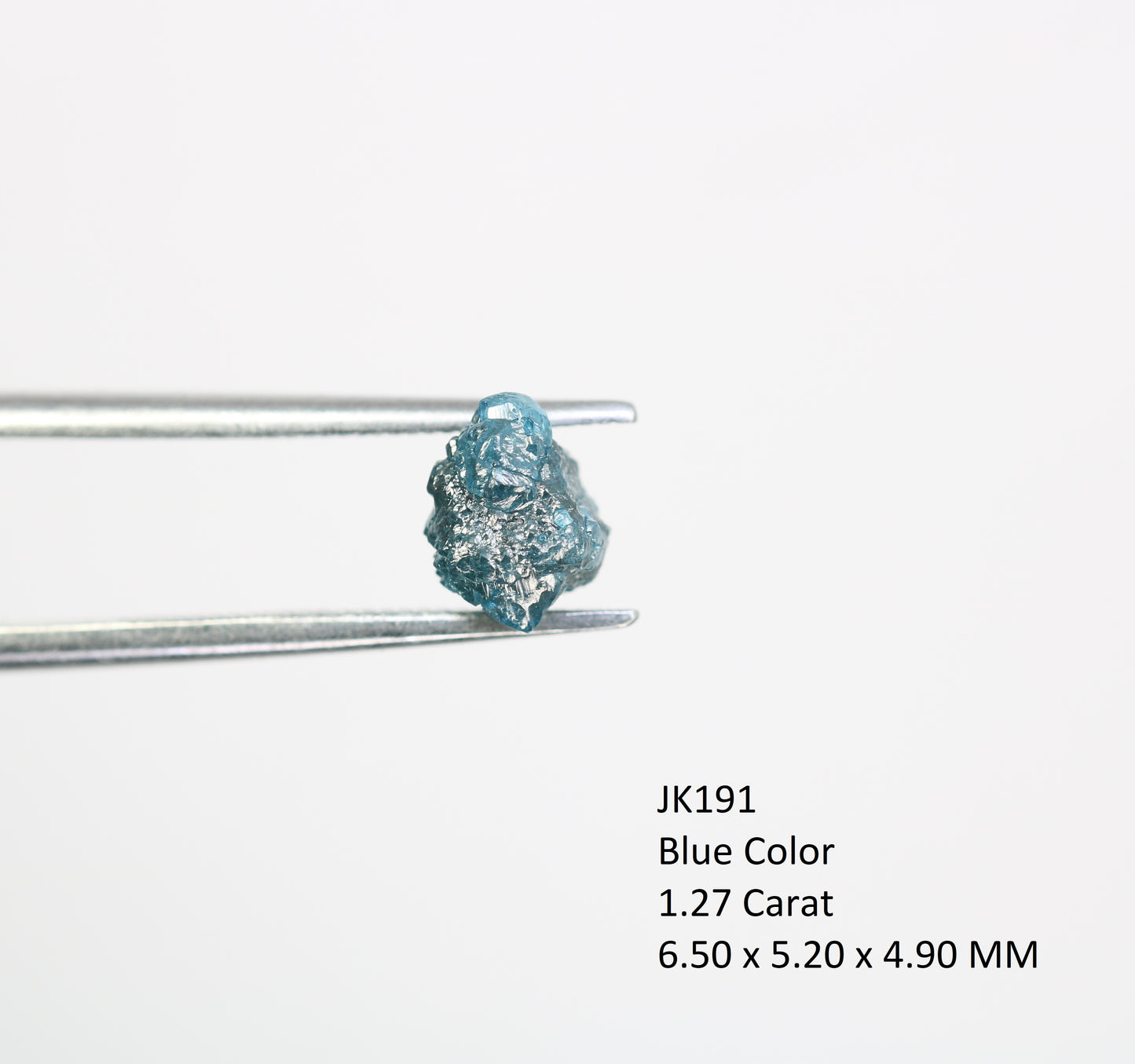 1.27 CT Blue Irregular Cut Rough Raw Natural Diamond For Engagement Ring - JayKrishna Diamond
