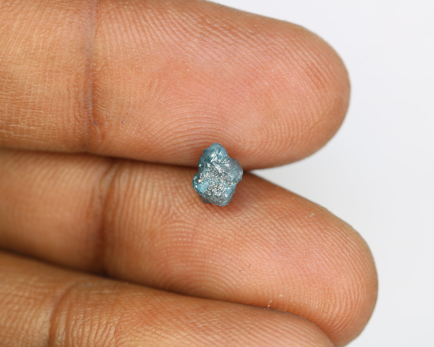 1.27 CT Blue Irregular Cut Rough Raw Natural Diamond For Engagement Ring - JayKrishna Diamond