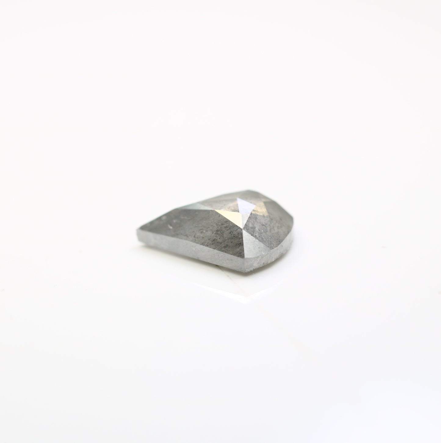 2.05 CT Salt And Pepper Triangle Shape Diamond For Engagement Ring - JayKrishna Diamond