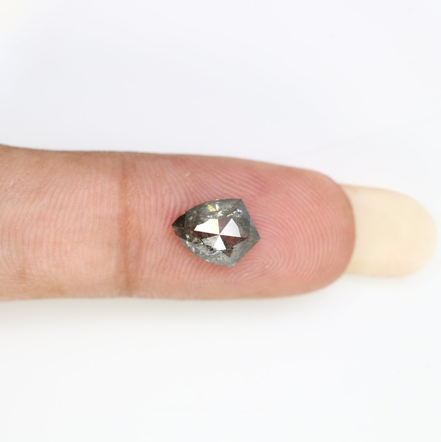 1.50 CT Salt And Pepper Geometric Shaped Diamond For Wedding Ring - JayKrishna Diamond