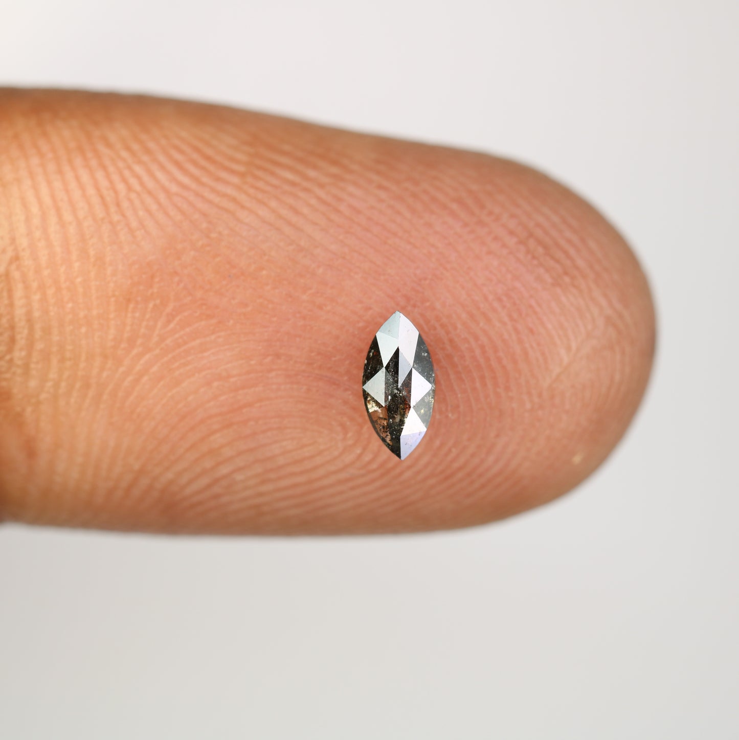 0.28 CT Salt and Pepper Marquise Shape Natural Diamond – Ideal for Engagement Rings | Distinctive Salt and Pepper Marquise Diamond - JayKrishna Diamond