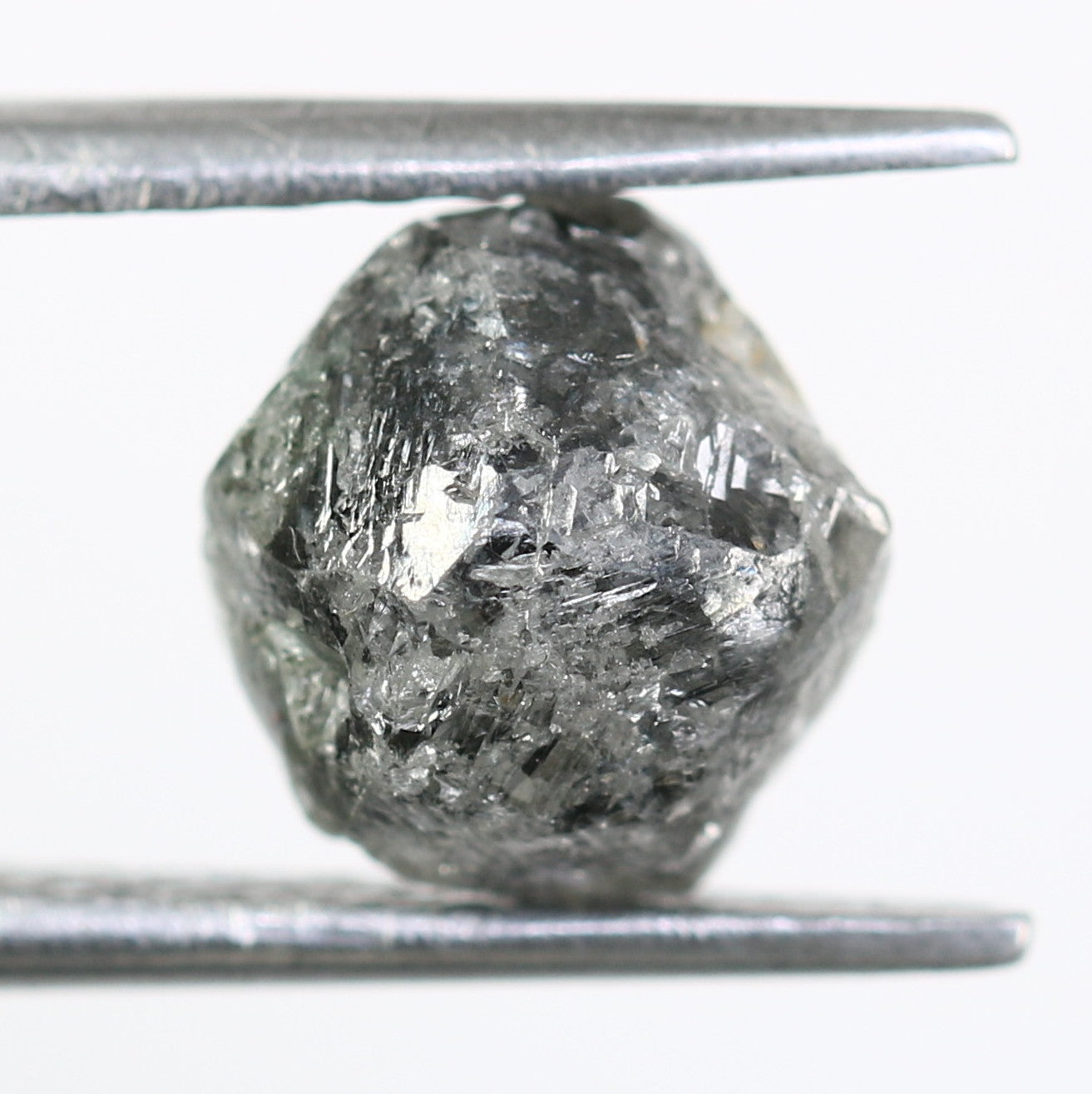 3.13 CT Raw Uncut Salt And Pepper Rough Diamond For Engagement Ring - JayKrishna Diamond