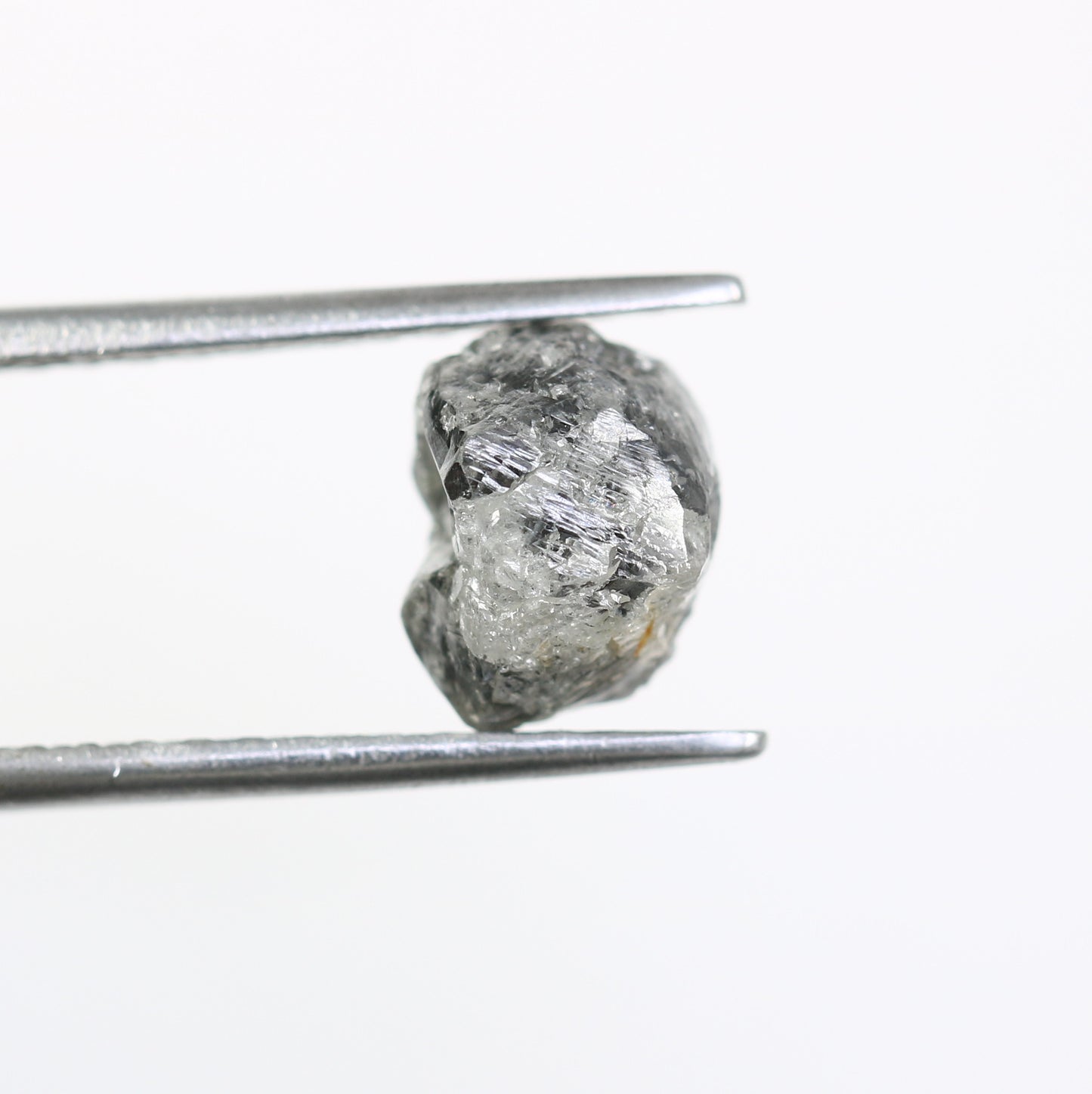 3.13 CT Raw Uncut Salt And Pepper Rough Diamond For Engagement Ring - JayKrishna Diamond