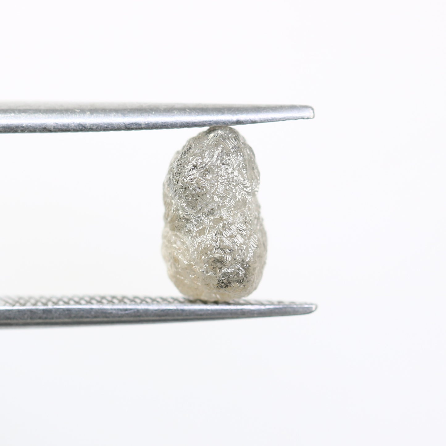 2.30 CT Rough Raw Salt And Pepper Irregular Cut Diamond For Engagement Ring - JayKrishna Diamond