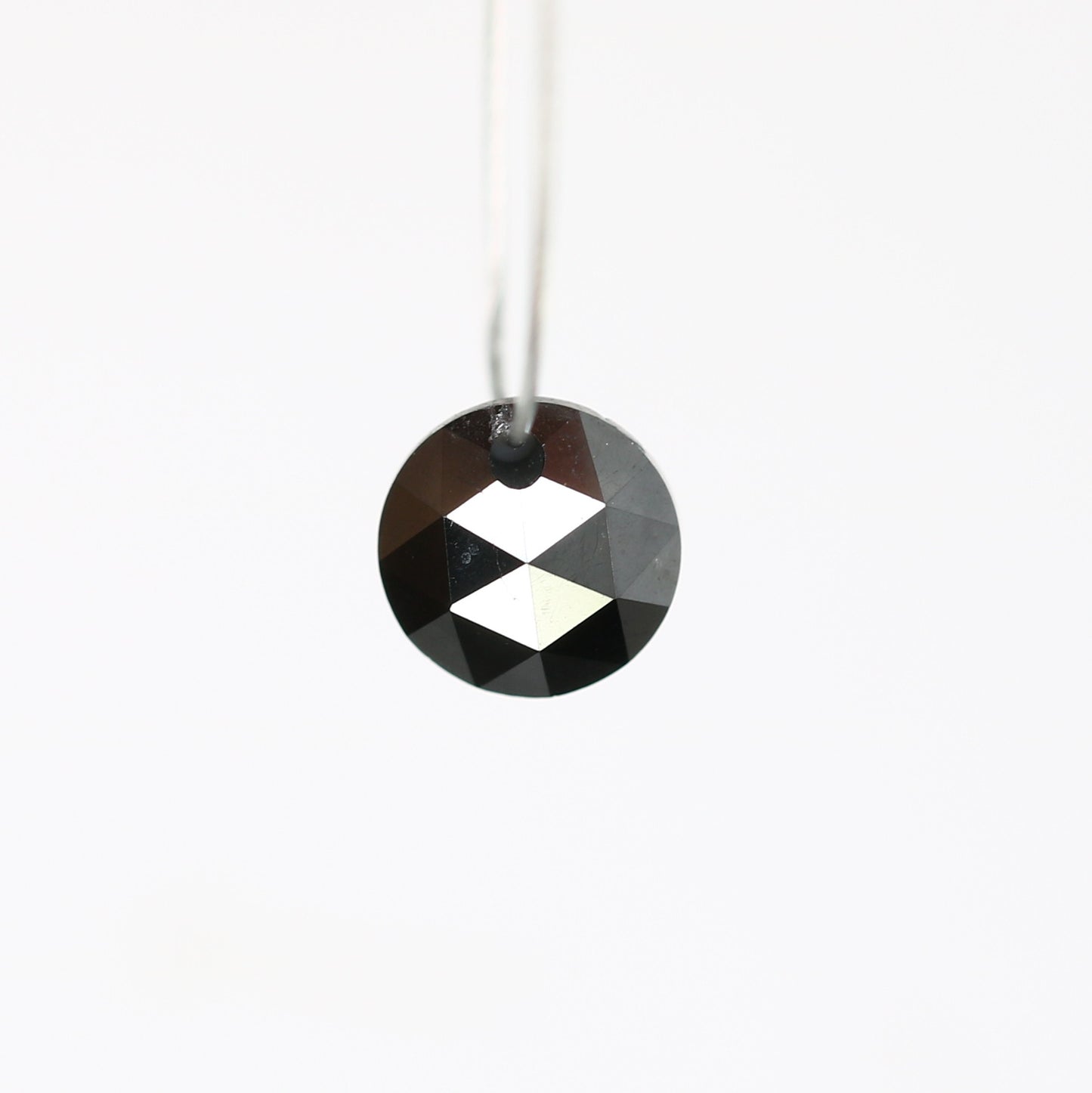 0.76 CT Drilled Beads Black Round Rose Cut Loose Diamond For Diamond Jewellry - JayKrishna Diamond