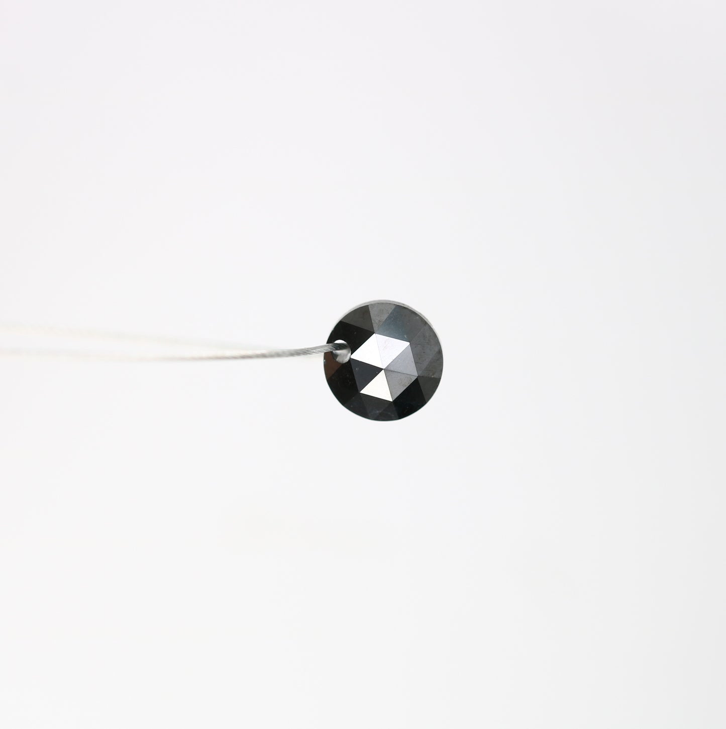 0.84 CT Natural Round Rose Cut Drilled Beads Black Diamond For Diamond Jewellry - JayKrishna Diamond