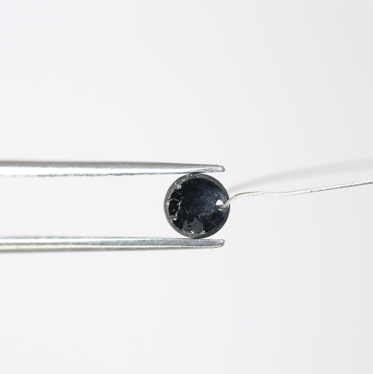 0.84 CT Natural Round Rose Cut Drilled Beads Black Diamond For Diamond Jewellry - JayKrishna Diamond