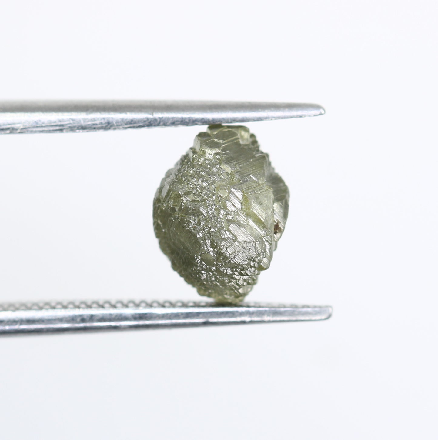 2.16 CT Irregular Cut Salt And Pepper Rough Raw Diamond For Engagement Ring - JayKrishna Diamond