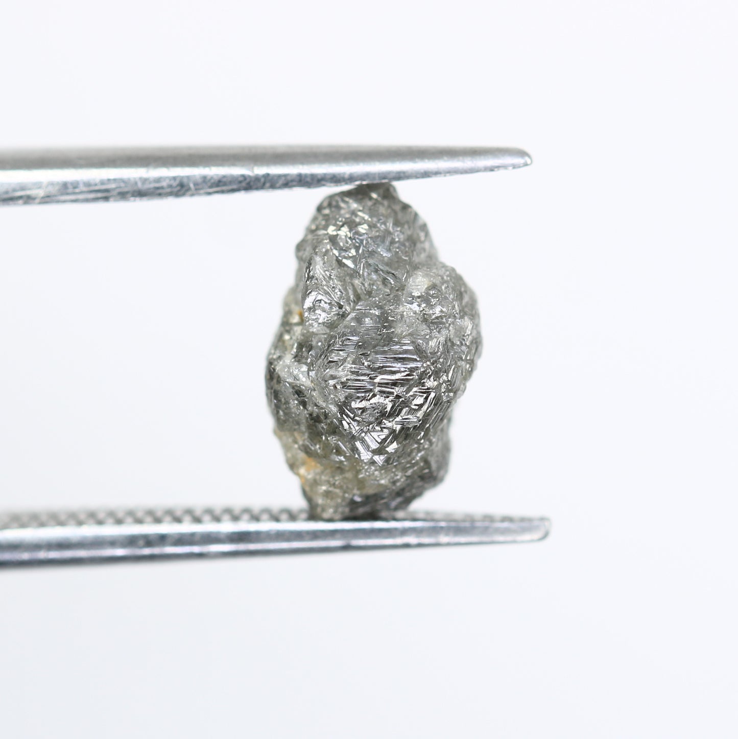 2.64 CT Salt And Pepper Irregular Cut Rough Raw Diamond For Engagement Ring - JayKrishna Diamond