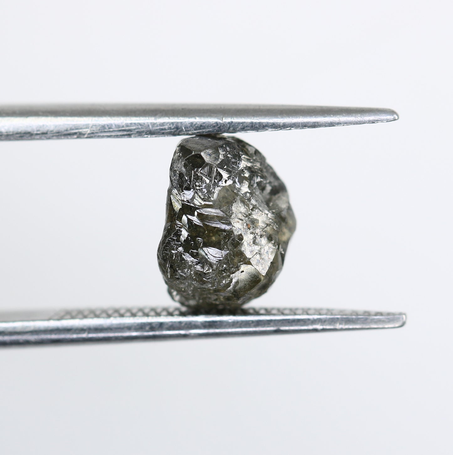 2.54 CT Salt And Pepper Irregular Cut Rough Diamond For Engagement Ring - JayKrishna Diamond