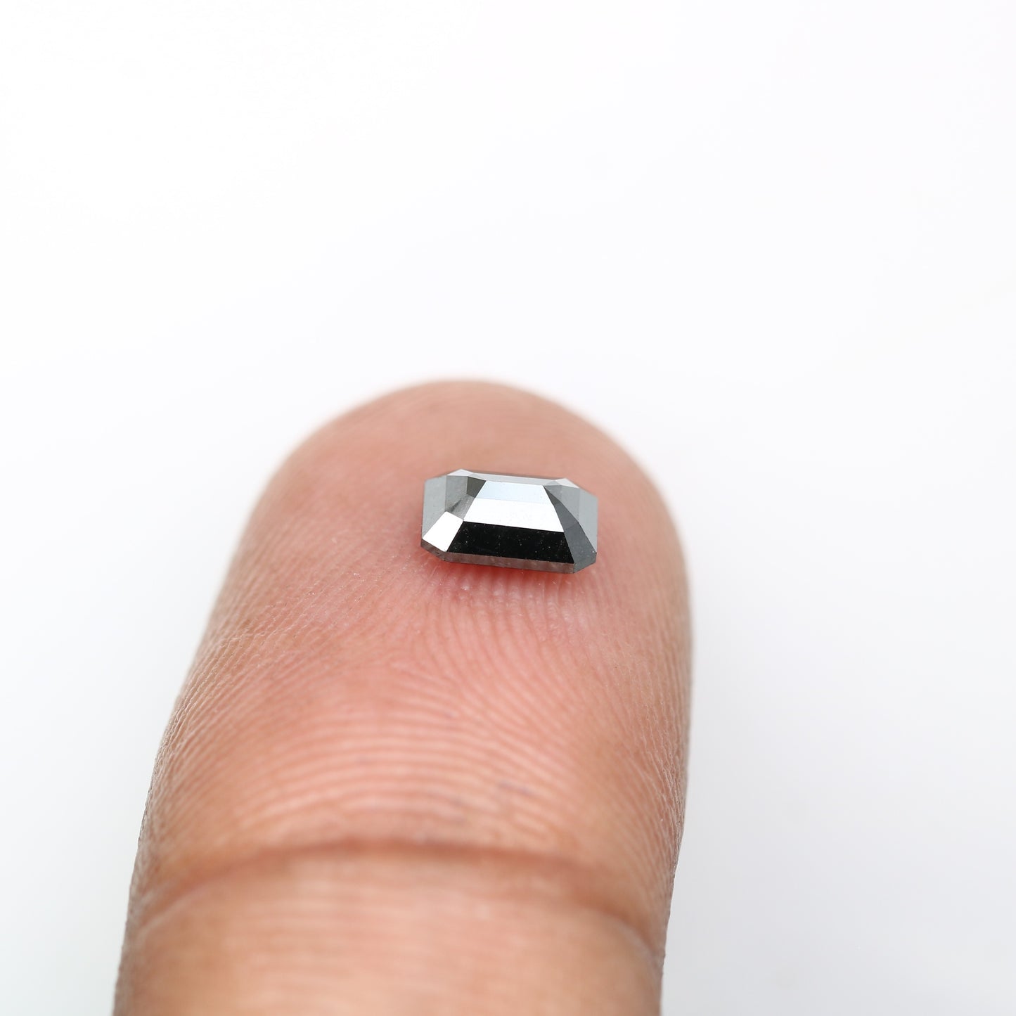 0.65 CT Salt and Pepper Loose Round Brilliant Cut Diamond for Engagement Ring - Unique Gemstone for Custom Bridal Jewelry - JayKrishna Diamond