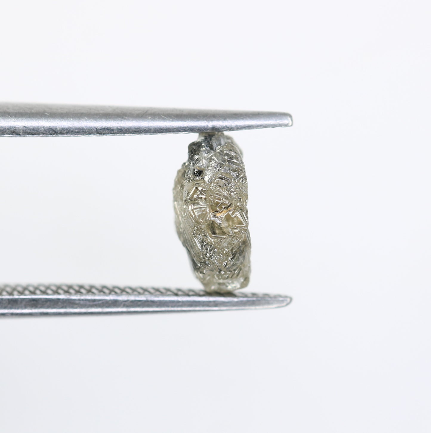 1.23 CT Salt And Pepper Rough Raw Uncut Diamond For Engagement Ring - JayKrishna Diamond