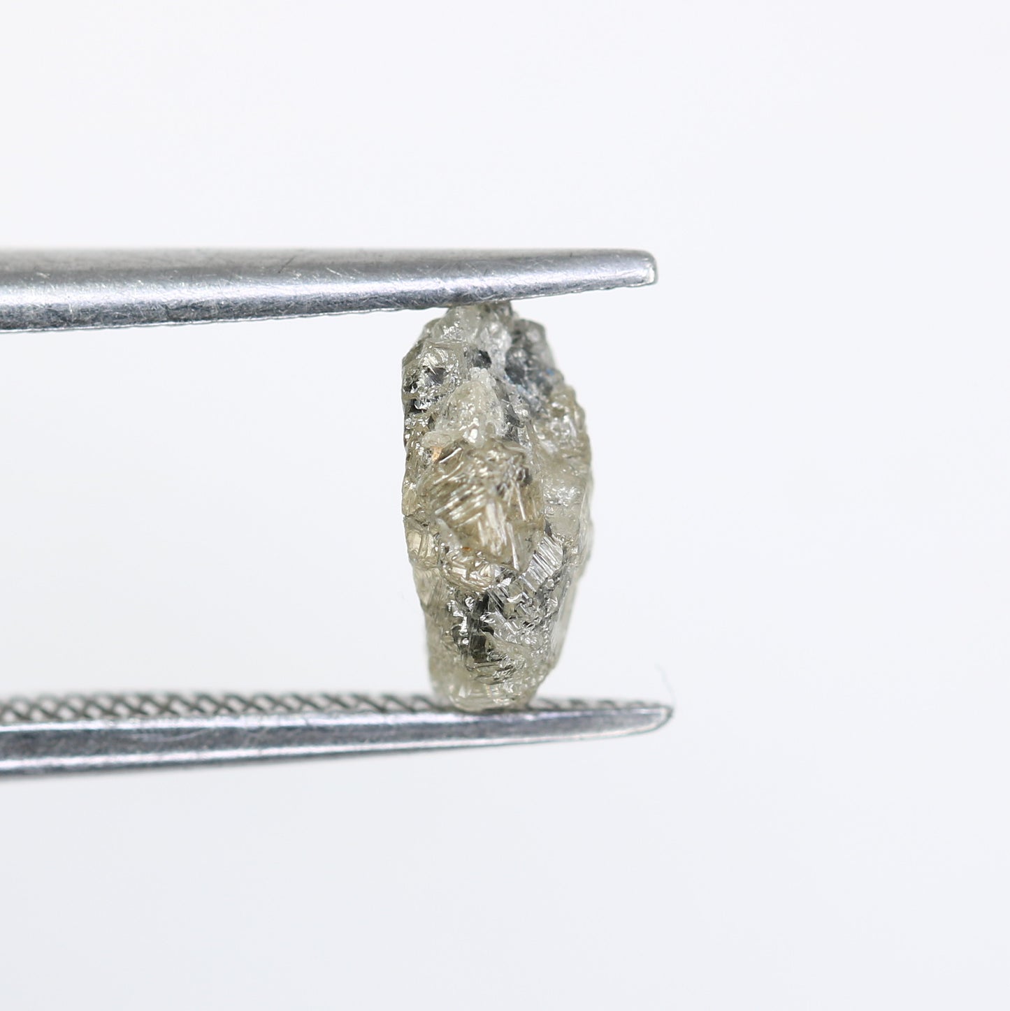 1.23 CT Salt And Pepper Rough Raw Uncut Diamond For Engagement Ring - JayKrishna Diamond