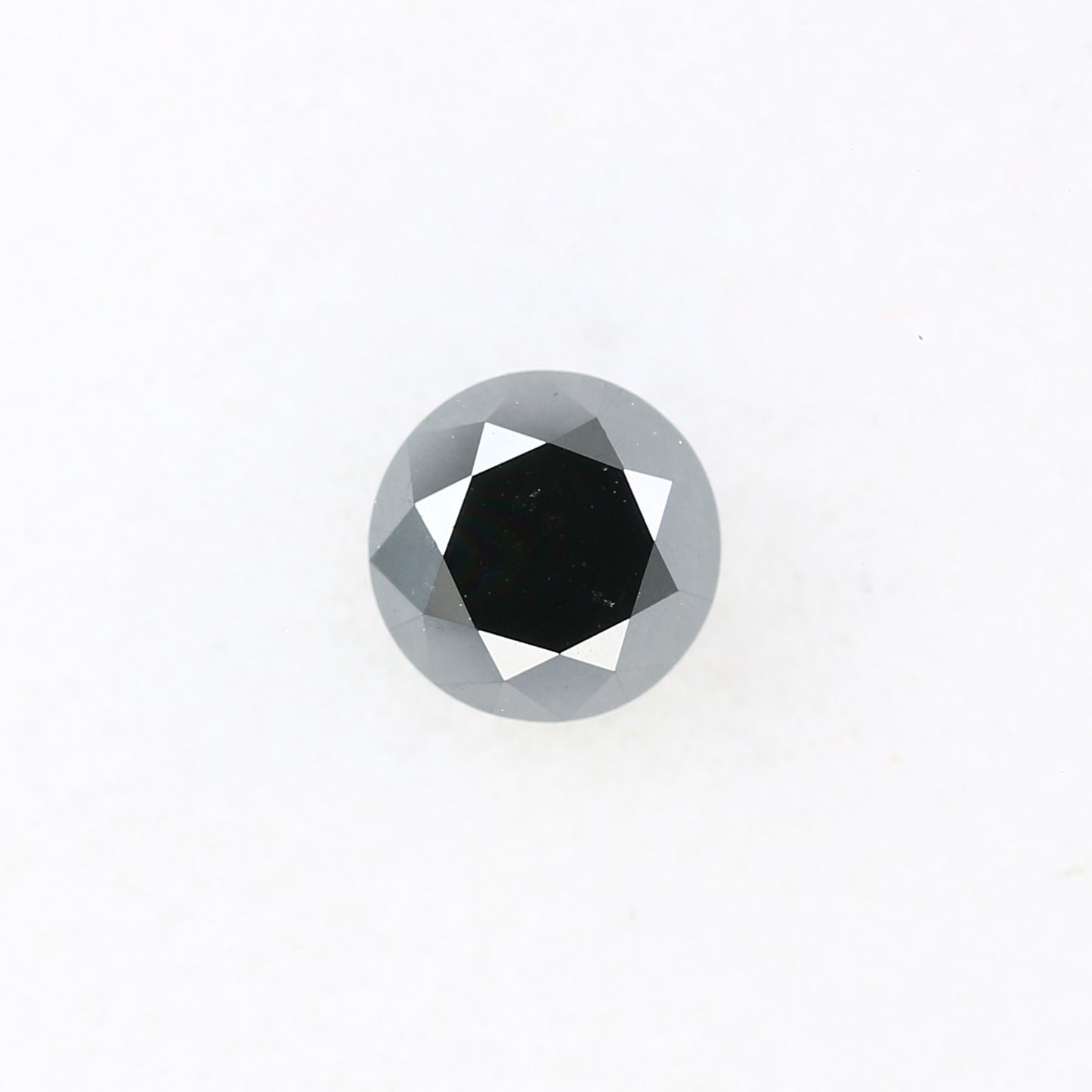 0.72 CT 5.10 MM Natural Round Brilliant Cut Black Loose Diamond For Wedding Ring - JayKrishna Diamond