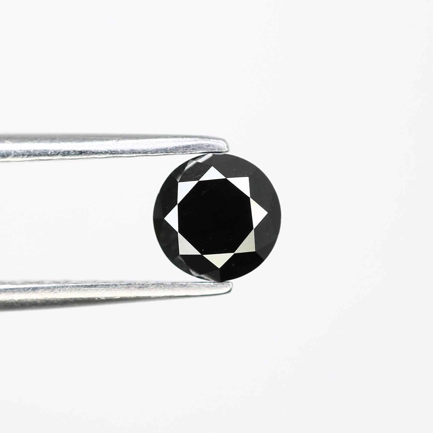 0.65 CT 5.00 MM Black Natural Round Brilliant Cut Loose Diamond for Wedding Ring - Unique Gemstone for Custom Bridal Jewelry - JayKrishna Diamond
