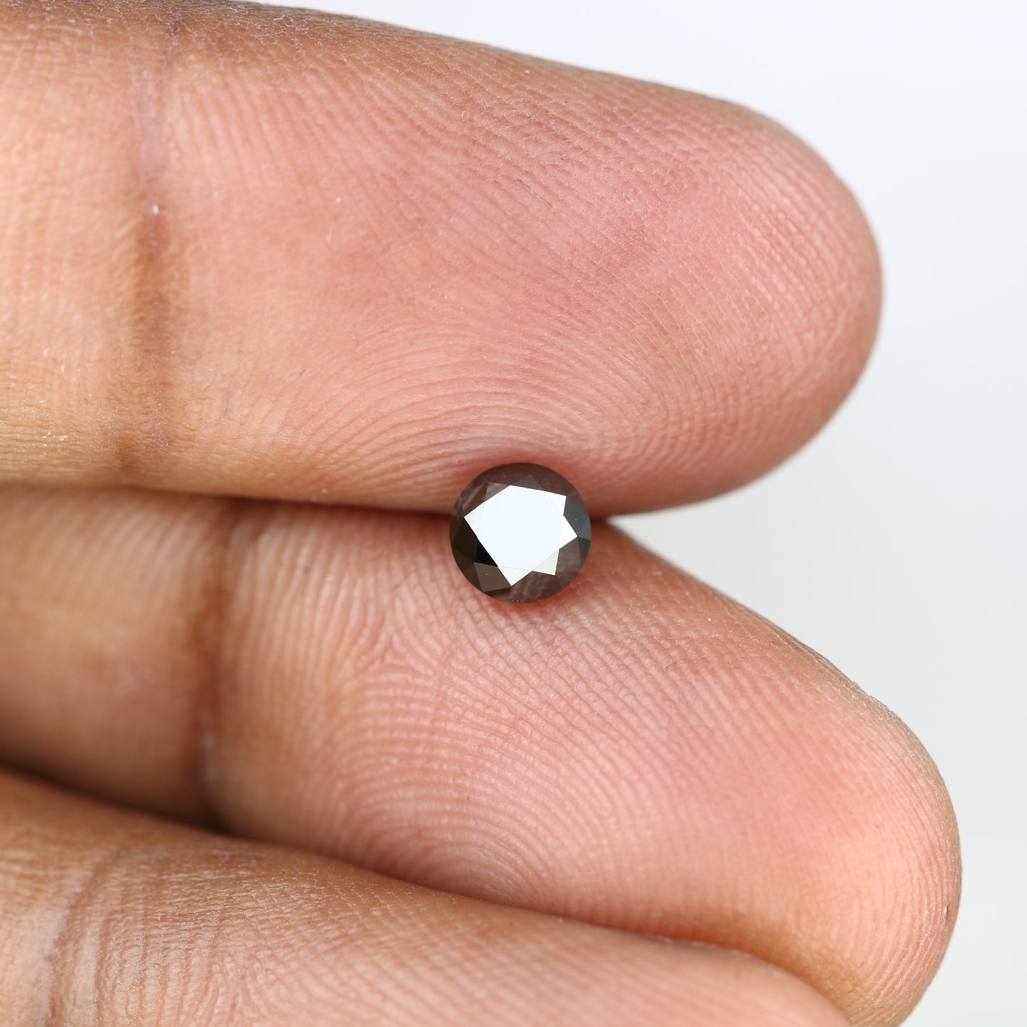 0.65 CT 5.00 MM Black Natural Round Brilliant Cut Loose Diamond for Wedding Ring - Unique Gemstone for Custom Bridal Jewelry - JayKrishna Diamond