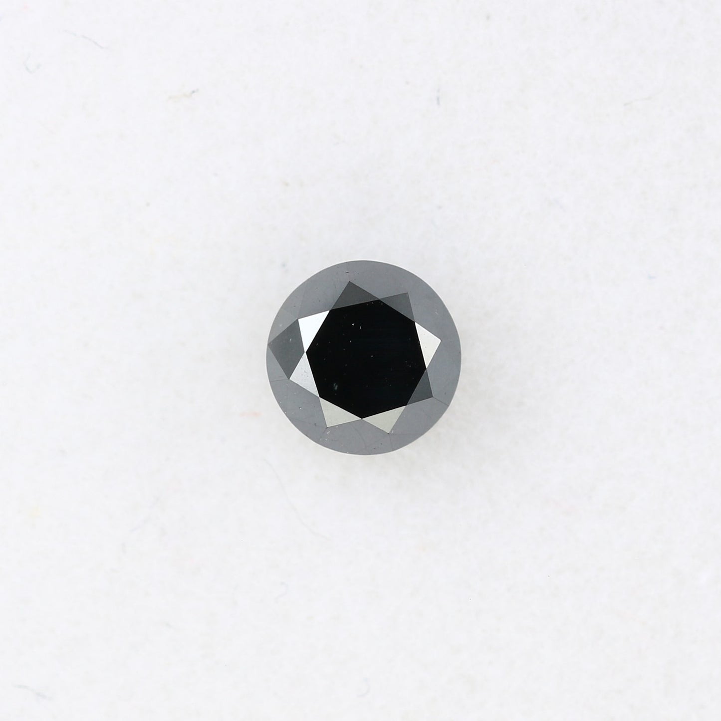 0.65 CT 5.00 MM Black Natural Round Brilliant Cut Loose Diamond for Wedding Ring - Unique Gemstone for Custom Bridal Jewelry - JayKrishna Diamond