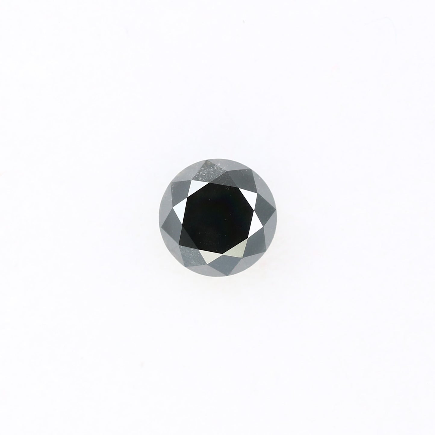0.68 CT 5.10 MM Black Round Brilliant Cut Loose Diamond for Wedding Ring - Unique Gemstone for Custom Bridal Jewelry Designs - JayKrishna Diamond