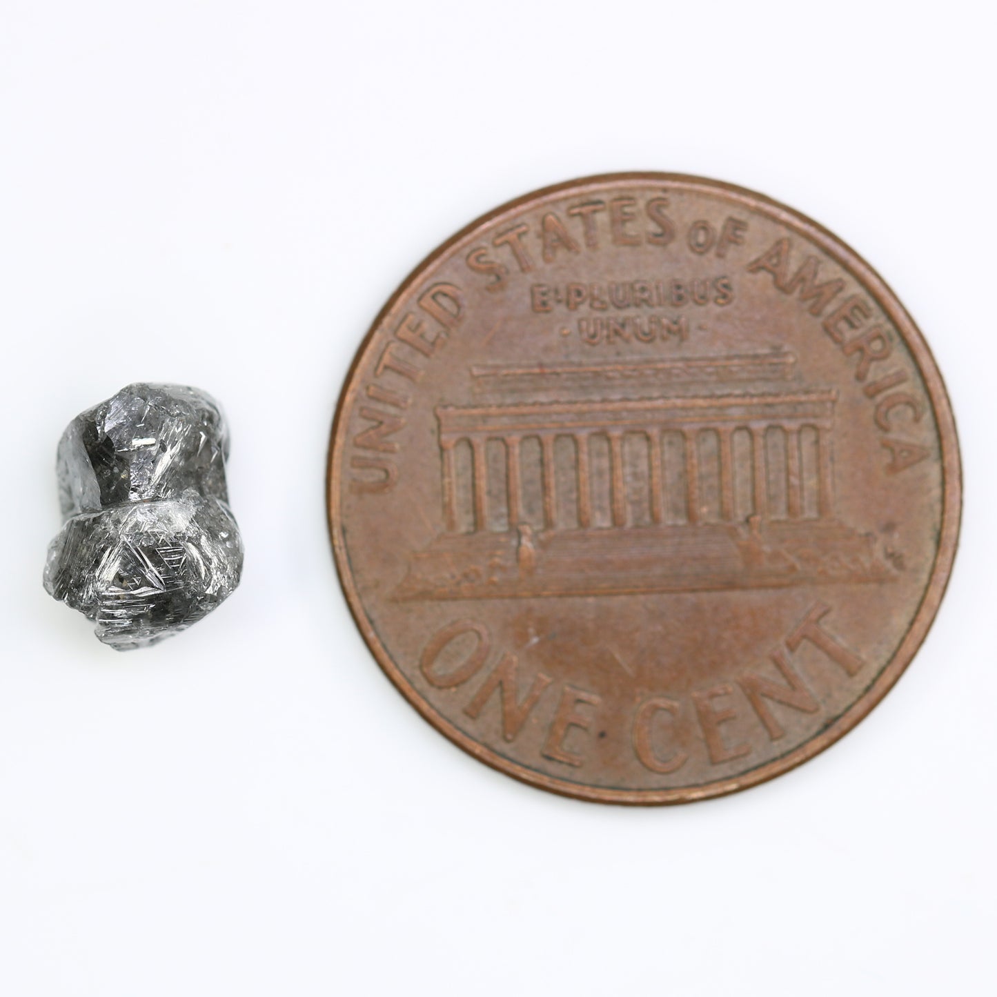 2.04 CT Raw Salt And Pepper Irregular Cut Rough Diamond For Engagement Ring - JayKrishna Diamond