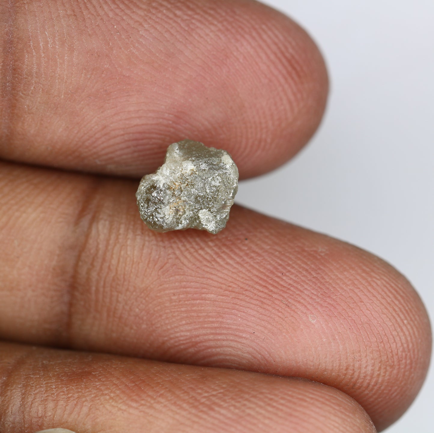 2.66 CT Raw Salt And Pepper Uncut Rough Diamond For Engagement Ring - JayKrishna Diamond
