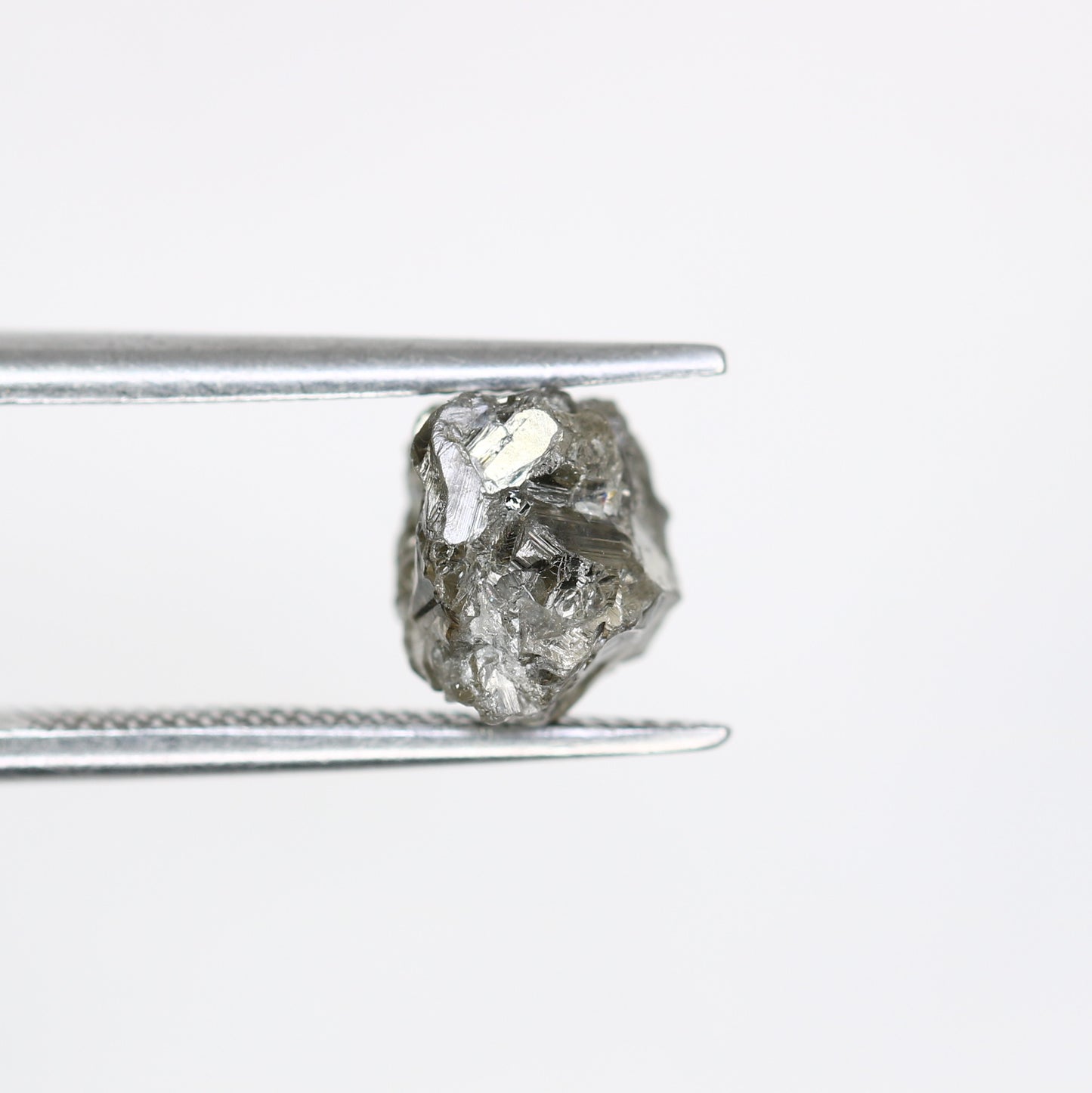 2.50 CT Raw Salt And Pepper Uncut Rough Diamond For Engagement Ring - JayKrishna Diamond