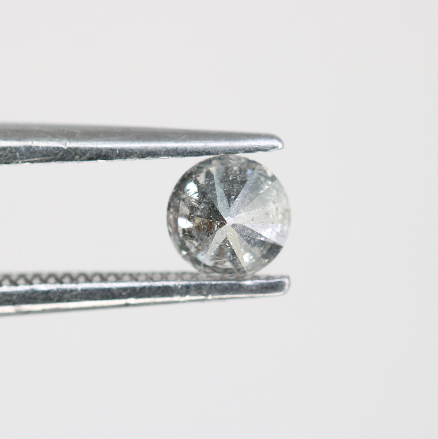 0.31 CT Natural Loose Round Brilliant Cut Salt and Pepper Diamond – Perfect for Galaxy Rings | Unique Salt and Pepper Round Diamond - JayKrishna Diamond