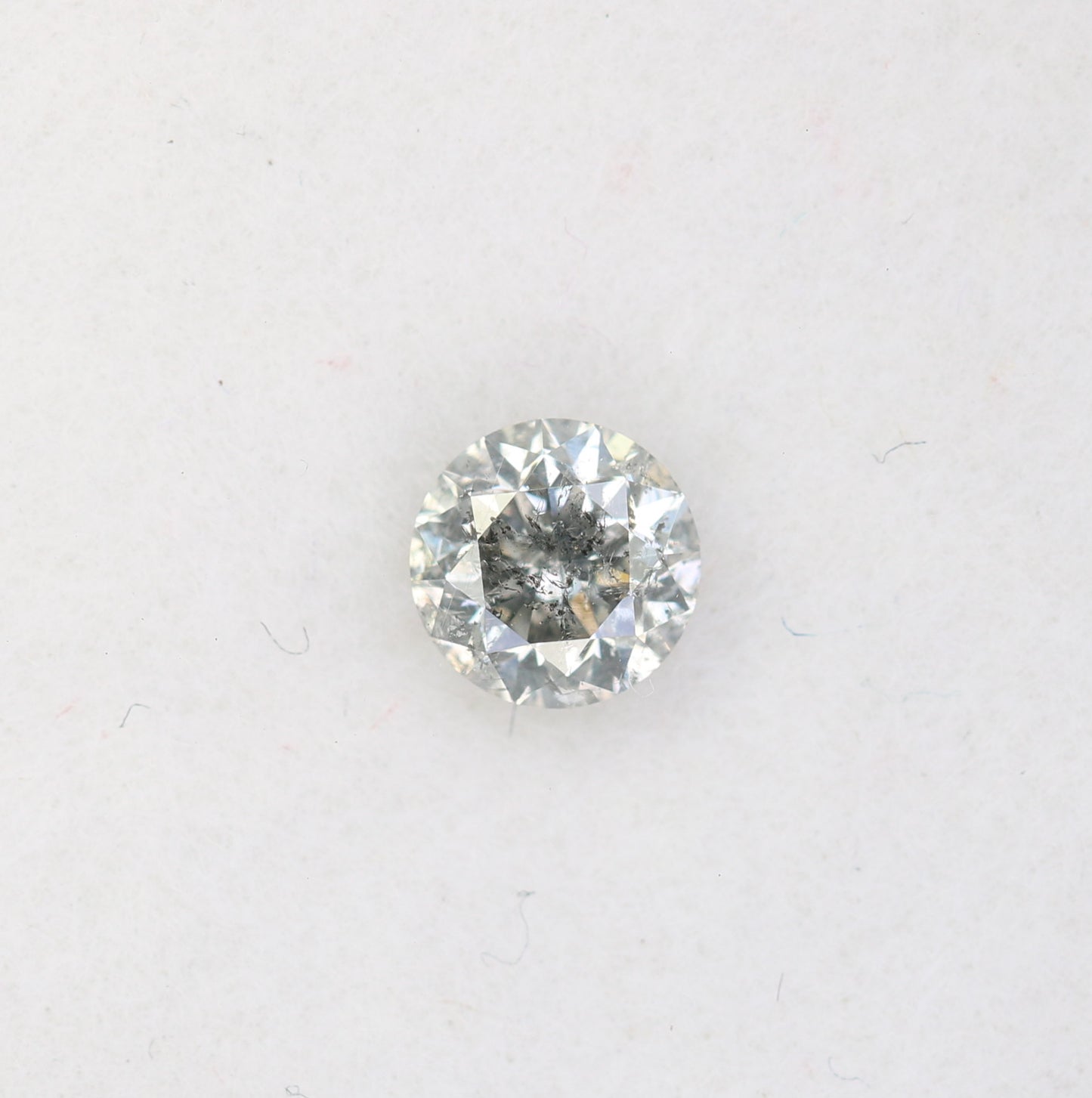 0.31 CT Natural Loose Round Brilliant Cut Salt and Pepper Diamond – Perfect for Galaxy Rings | Unique Salt and Pepper Round Diamond - JayKrishna Diamond