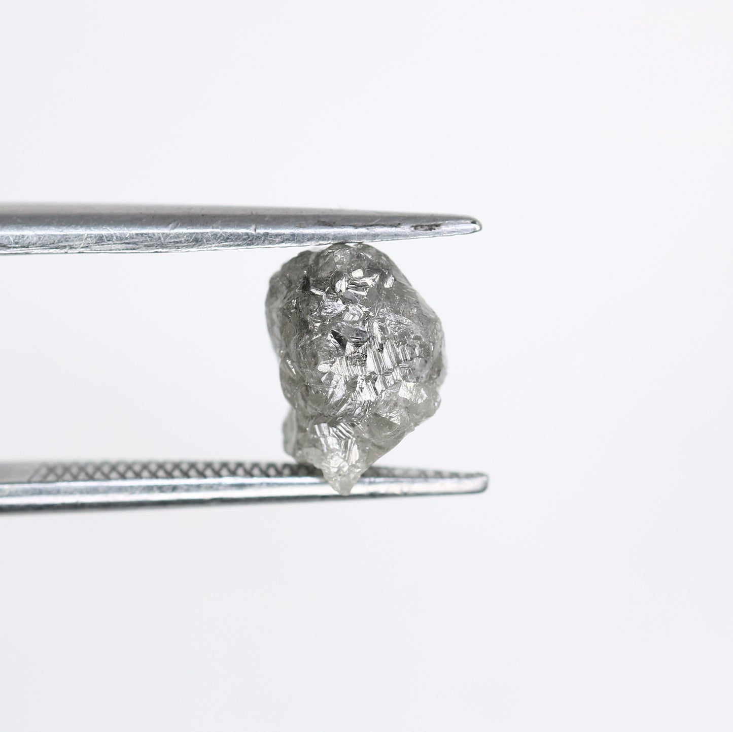 2.33 CT Raw Salt And Pepper Rough Uncut Diamond For Engagement Ring - JayKrishna Diamond