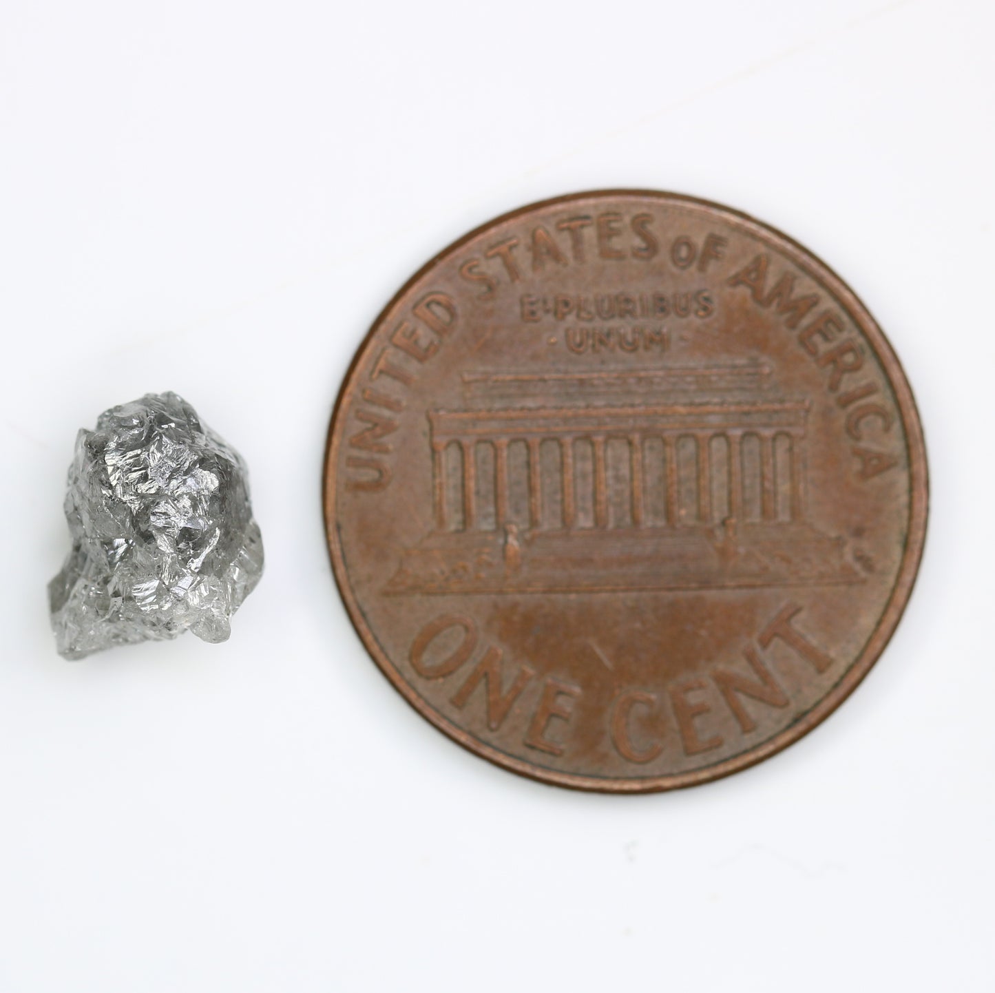 2.33 CT Raw Salt And Pepper Rough Uncut Diamond For Engagement Ring - JayKrishna Diamond